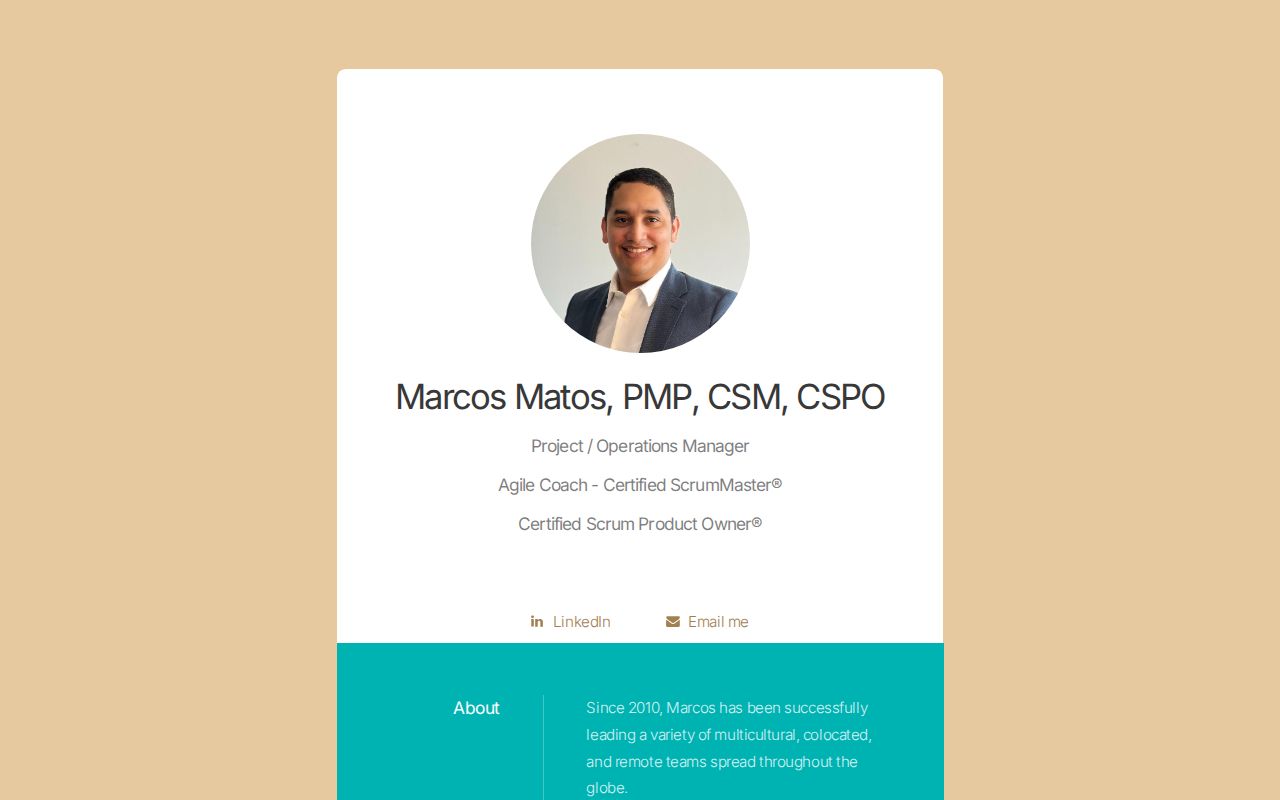 Marcos - Project Manager